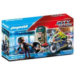 70572 PLAYMOBIL - POLICE POLICIER AVEC MOTO ET VOLEUR