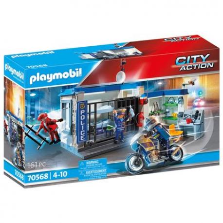 70568 PLAYMOBIL - POLICE POSTE DE POLICE ET CAMBRIOLEUR