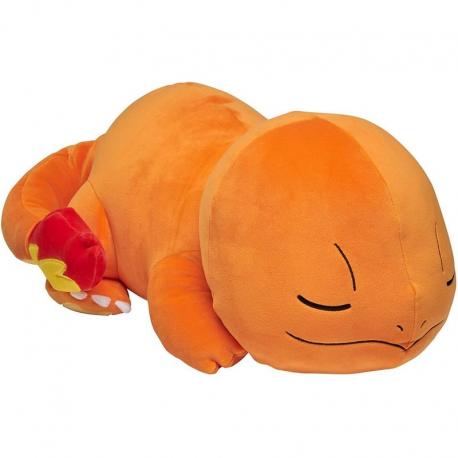 POKEMON - PELUCHE SALAMECHE QUI DORT 40CM