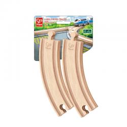 ENSEMBLE DE 4 GRANDS RAILS COURBES - HAPE