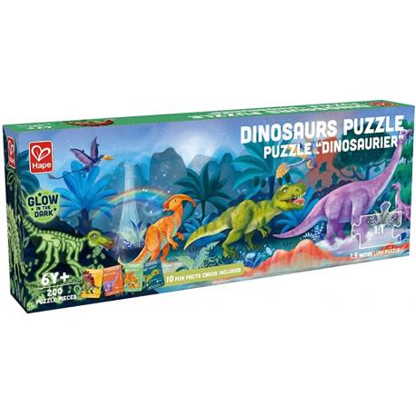 PUZZLE 200 PCS - DINOSAURES - HAPE